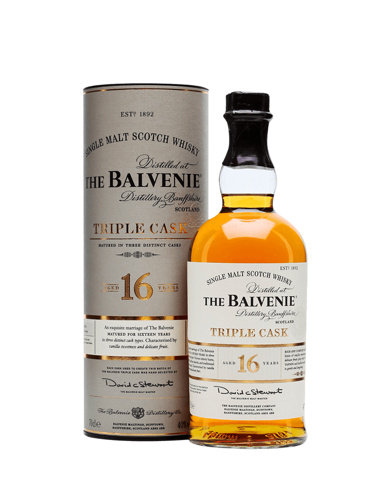 -The Balvenie Triple Cask 16 Years Single Malt Scotch Whisky-百富16年三桶單一麥芽蘇格蘭威士忌700ml-加佳酒Plus9