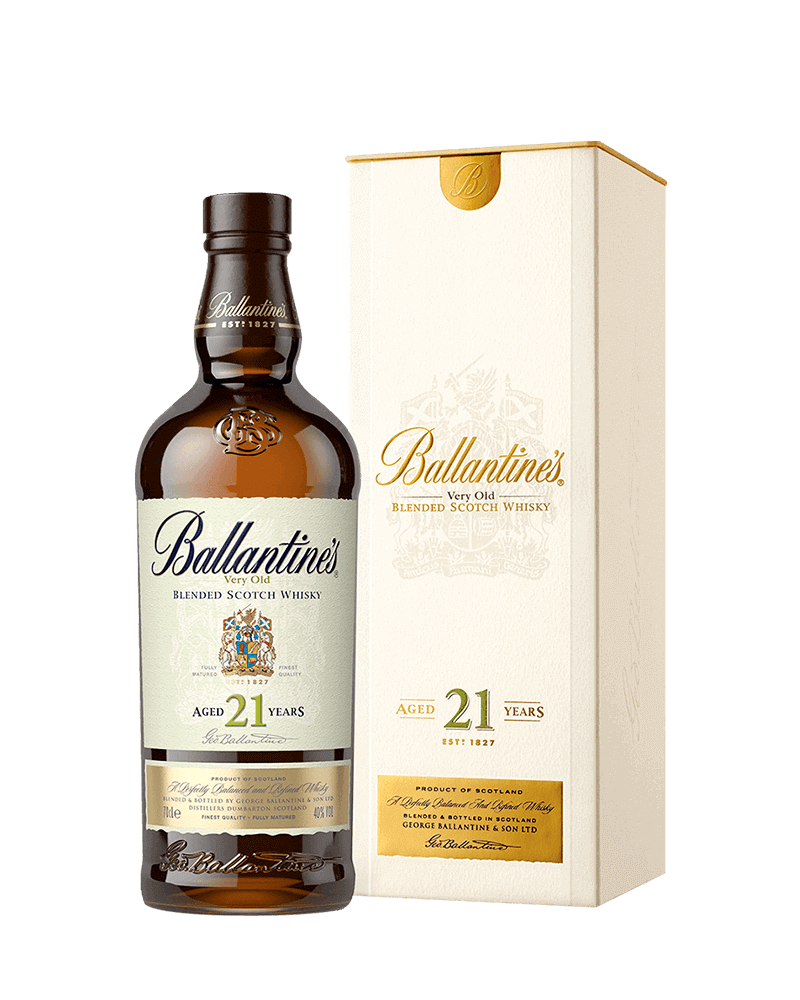 -BALLANTINE'S 21 Years  BLENDED SCOTCH WHISKY-百齡罈21年調和蘇格蘭威士忌-加佳酒Plus9