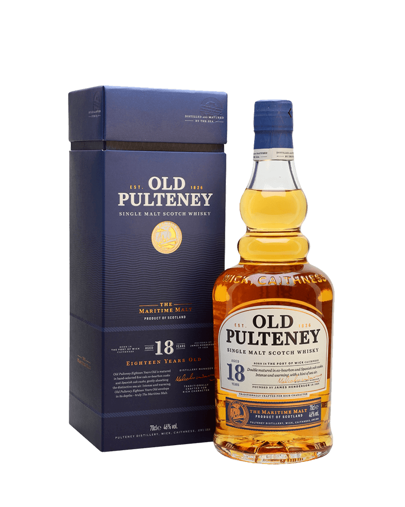 -Old Pulteney 18 Years Single Malt Scotch Whisky-富特尼18年單一麥芽蘇格蘭威士忌-加佳酒Plus9