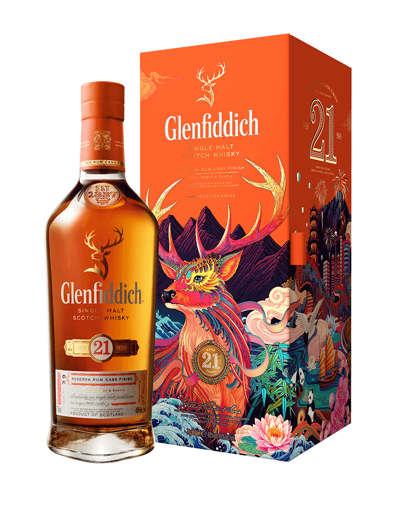 -Glenfiddich 21 Years Single Malt Scotch Whisky-格蘭菲迪21年單一麥芽蘇格蘭威士忌-加佳酒Plus9