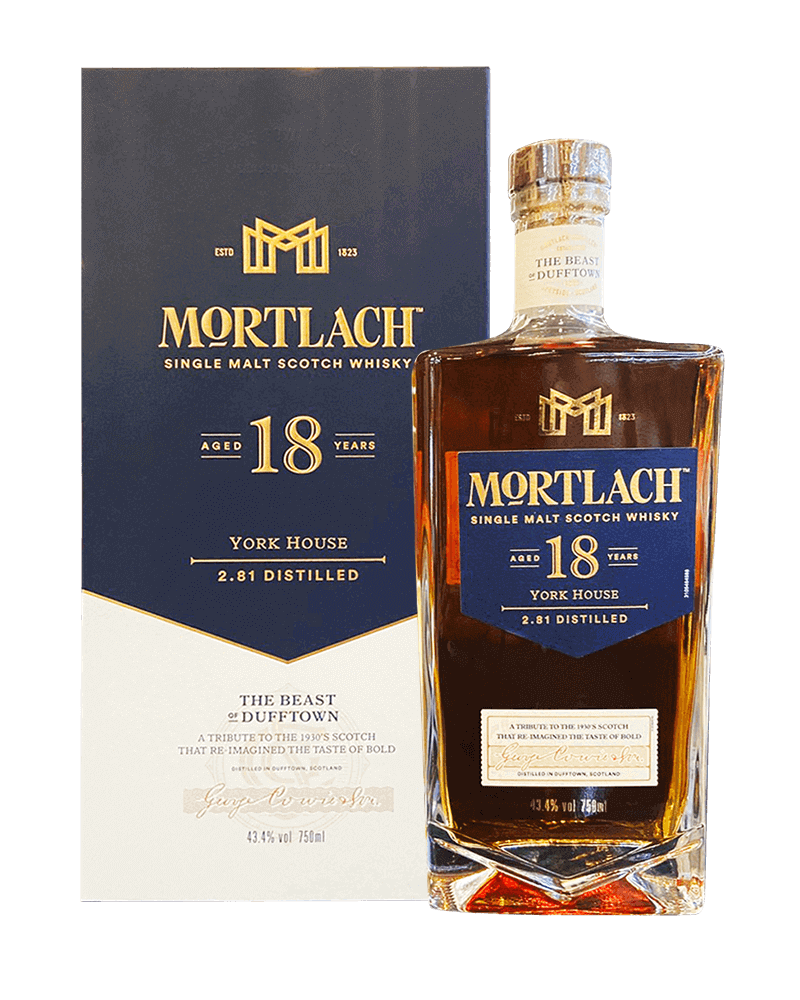 -Mortlach 18 Years Single Malt Scotch Whisky-慕赫18年2.81單一麥芽蘇格蘭威士忌750ml-加佳酒Plus9