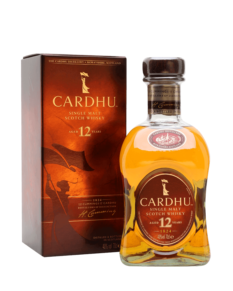 -Cardhu 12 Years Single Malt Scotch Whisky-卡杜12年黑石單一麥芽蘇格蘭威士忌700ml-加佳酒Plus9
