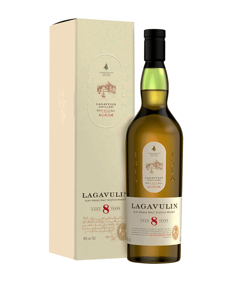 -Lagavulin 8 Years Single Malt Scotch Whisky-樂加維林8年(拉加維林)單一麥芽蘇格蘭威士忌-加佳酒Plus9