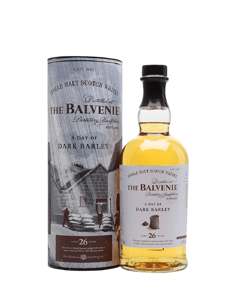 -BALVENIE 26 Years A DAY OF DARK BARLEY Single Malt Scotch Whisky-百富故事系列26年深烘焙單一麥芽蘇格蘭威士忌-加佳酒Plus9