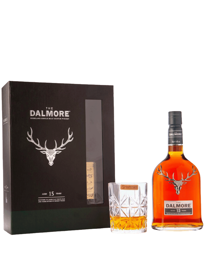 -Dalmore 15 Year Old-大摩15年單一純麥威士忌禮盒-加佳酒Plus9