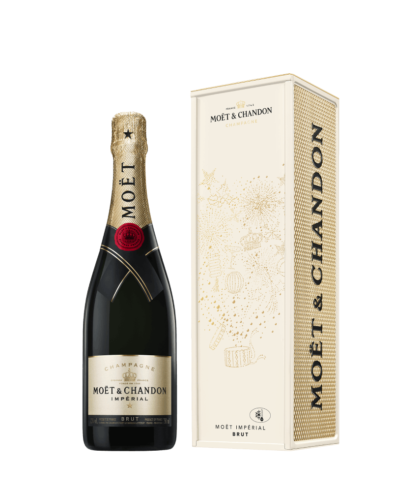 Moet & Chandon Champagne-Brut Impérial X'Mas Edition Gift Box-酩悅香檳 耶誕新年禮盒-鐵盒版-加佳酒Plus9
