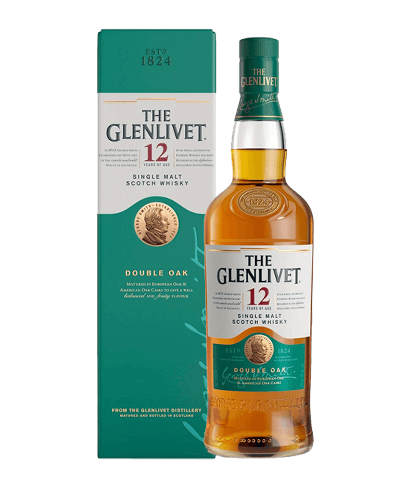-GLENLIVET 12 Years SINGLE MALT SCOTCH WHISKY-格蘭利威12年單一麥芽蘇格蘭威士忌1000ml-加佳酒Plus9