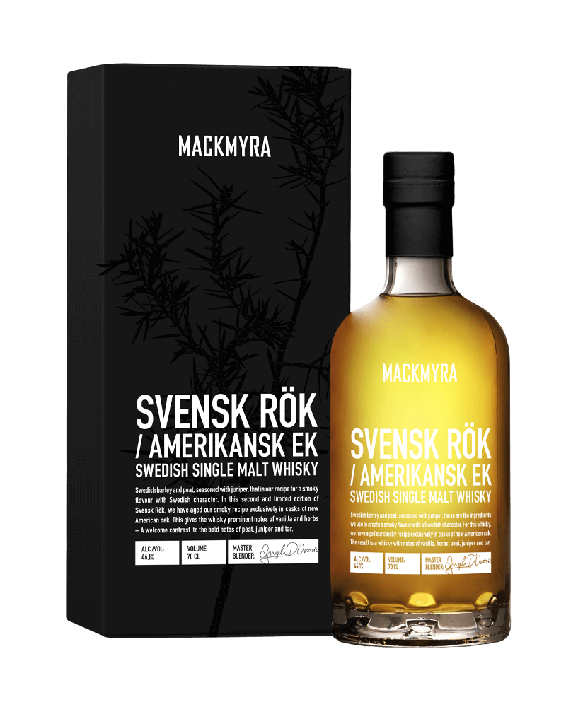 -MACKMYRA SVENSK RÖK/AMERIKANSK EK Single Malt Swedish Whisky-麥格瑞瑞典煙燻瑞典單一麥芽威士忌-加佳酒Plus9