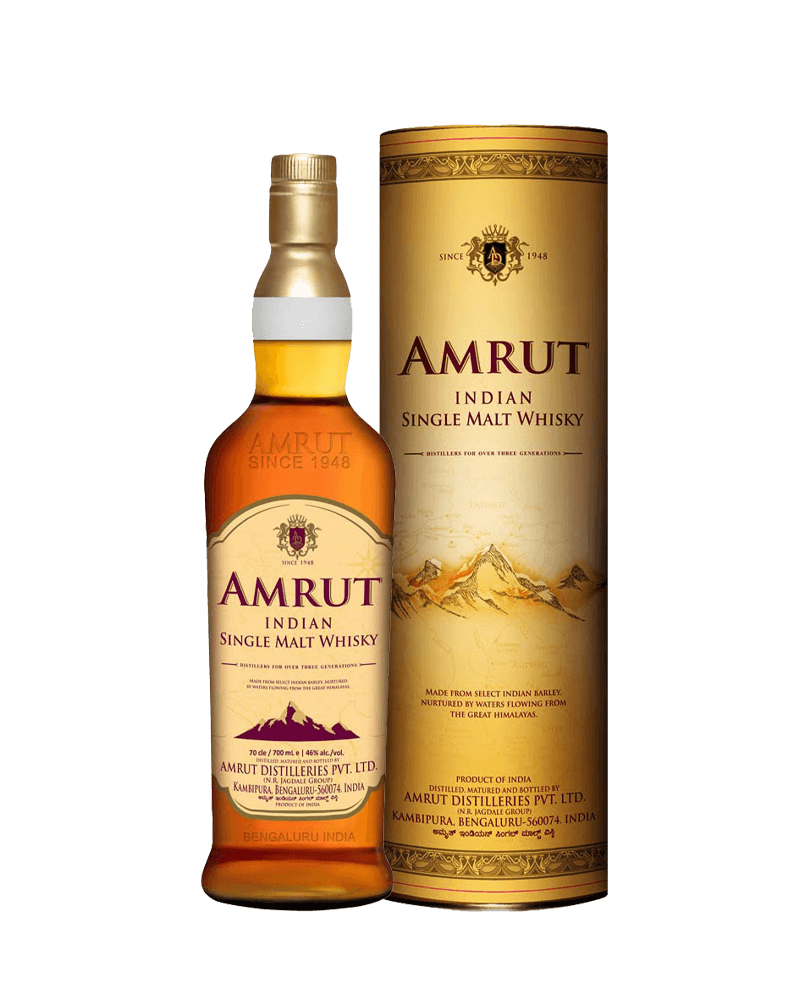 -AMRUT Single Malt Indian Whisky-雅沐特金典單一麥芽印度威士忌700ml-加佳酒Plus9