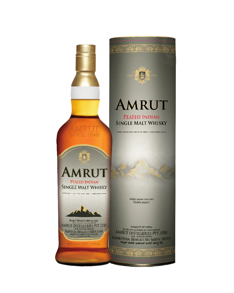 -AMRUT Peated Single Malt India Whisky-雅沐特泥煤單一麥芽印度威士忌-加佳酒Plus9