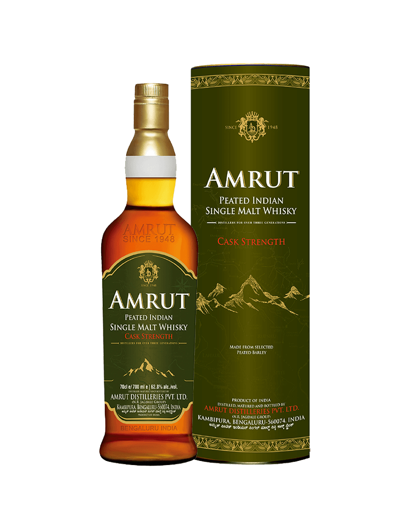 -AMRUT Peated  Single Malt Indian Whisky Cask Strength-雅沐特泥煤原酒單一麥芽印度威士忌-加佳酒Plus9