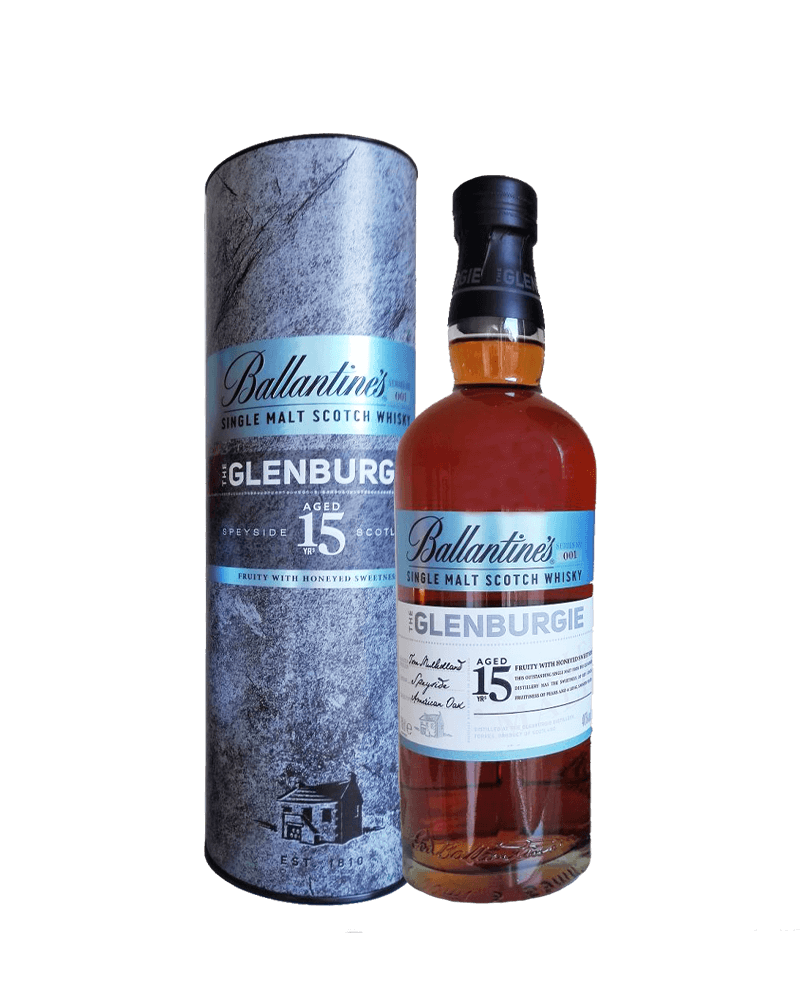 -Ballantine's Glenburgie 15 Years Single Malt Scotch Whisky-百齡罈15年格蘭伯吉單一麥芽蘇格蘭威士忌700ml-加佳酒Plus9