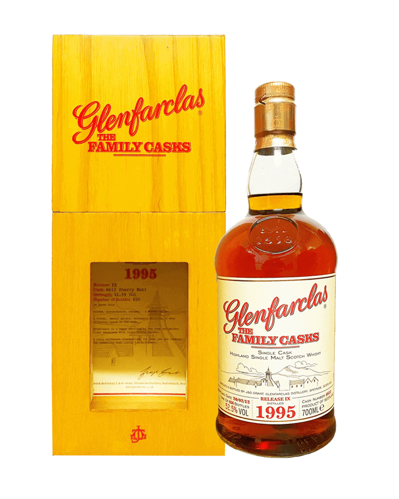 -Glenfarclas The Family Cask 1995 Single Malt Scotch Whisky-格蘭花格家族桶-1995年#6612-加佳酒Plus9