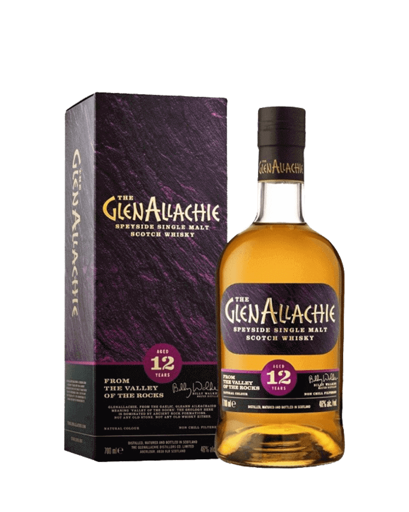 -GlenAllachie 12 Years Single Malt Scotch Whisky-格蘭艾樂奇12年單一麥芽蘇格蘭威士忌-加佳酒Plus9