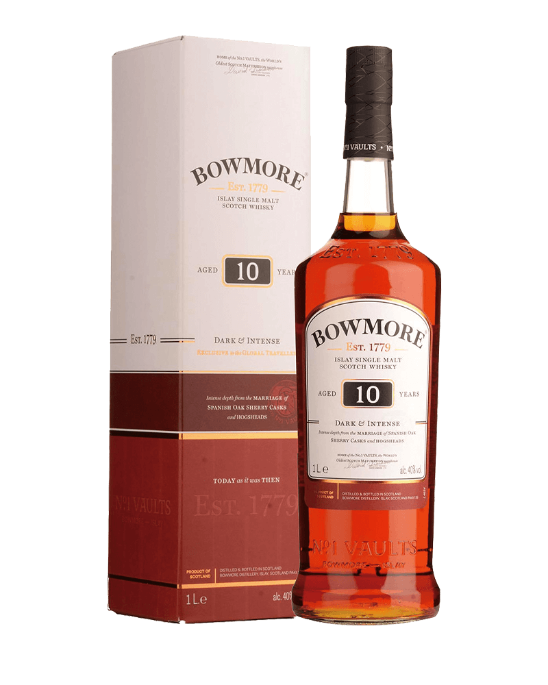 -Bowmore 10Years Islay Single Malt Scotch Whisky-波摩10年單一麥芽蘇格蘭威士忌-加佳酒Plus9