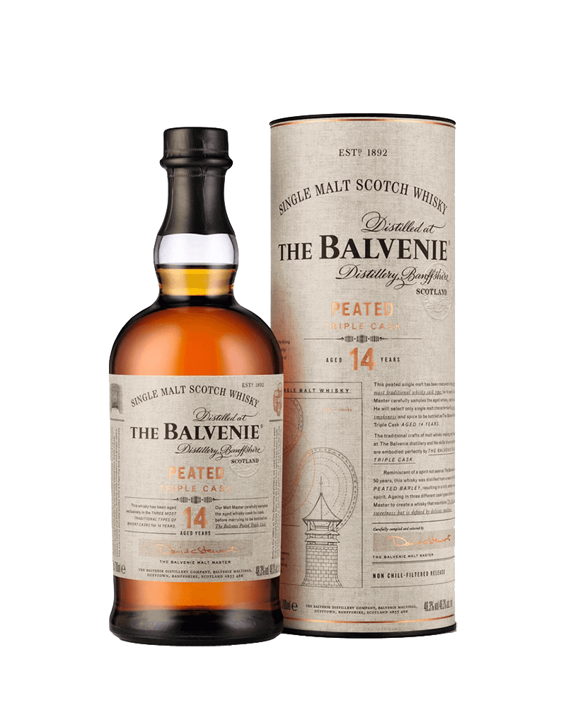 -Balvenie 14 Years Peated Triple Cask Single Malt Scotch Whisky-百富14年泥煤三桶單一麥芽蘇格蘭威士忌-加佳酒Plus9