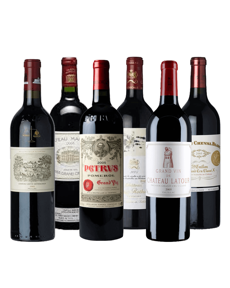 -Bordeaux Fine Wine Collection 2005 (6 bottles)-波爾多2005珍藏套組(六入)-加佳酒Plus9