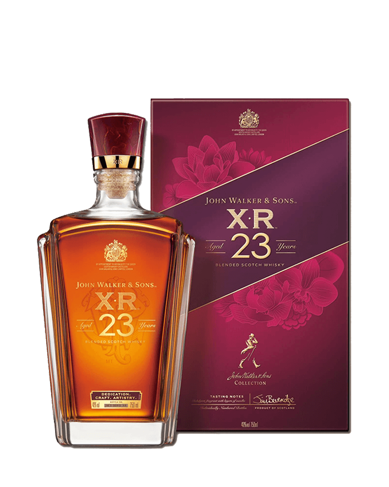 -Johnnie Walker XR 23 Years Blended Scotch Whisky-約翰走路XR23年調和式蘇格蘭威士忌750ml-加佳酒Plus9