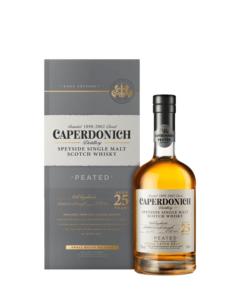 -Caperdonich 25 Years Peated Single Malt Scotch Whisky-Caperdonich凱普多尼克25年單一麥芽蘇格蘭威士忌(泥煤版)-加佳酒Plus9