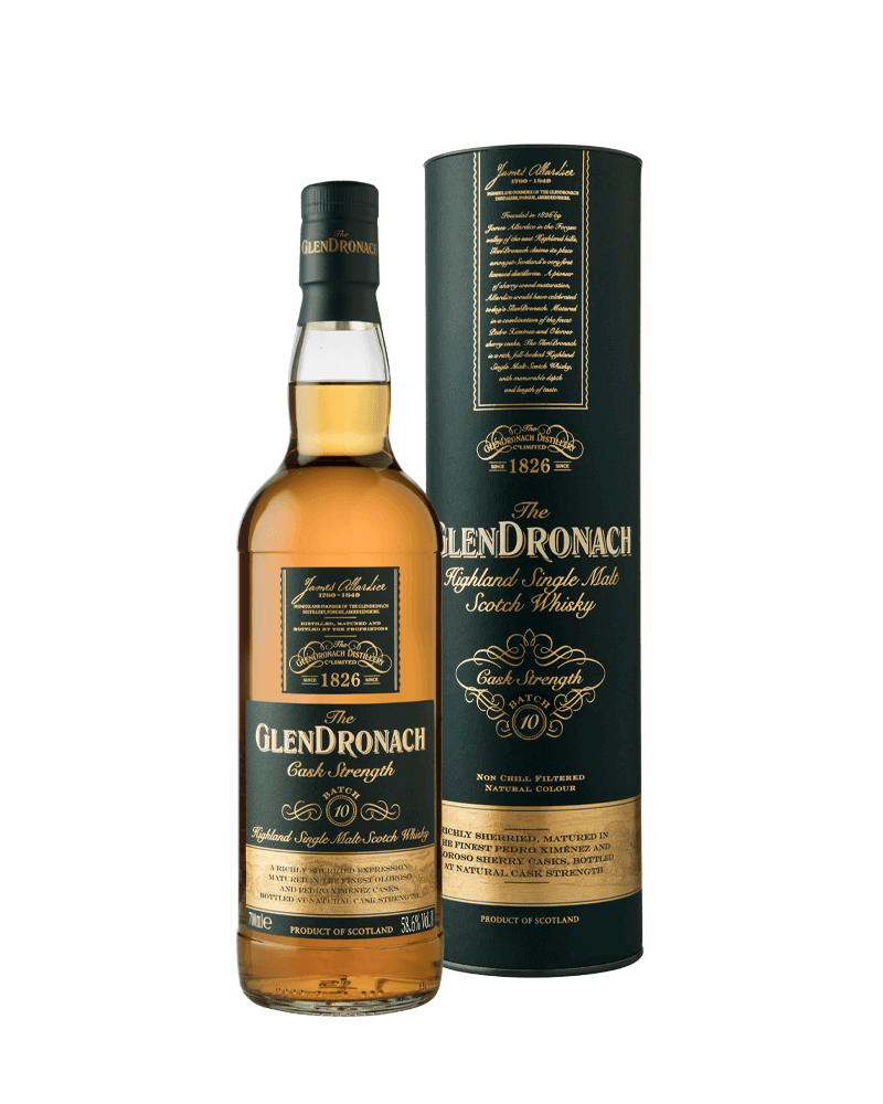 -Glendronach Cask Strength Batch 10 Single Malt Scotch Whisky-格蘭多納原酒第10版單一麥芽蘇格蘭威士忌-加佳酒Plus9