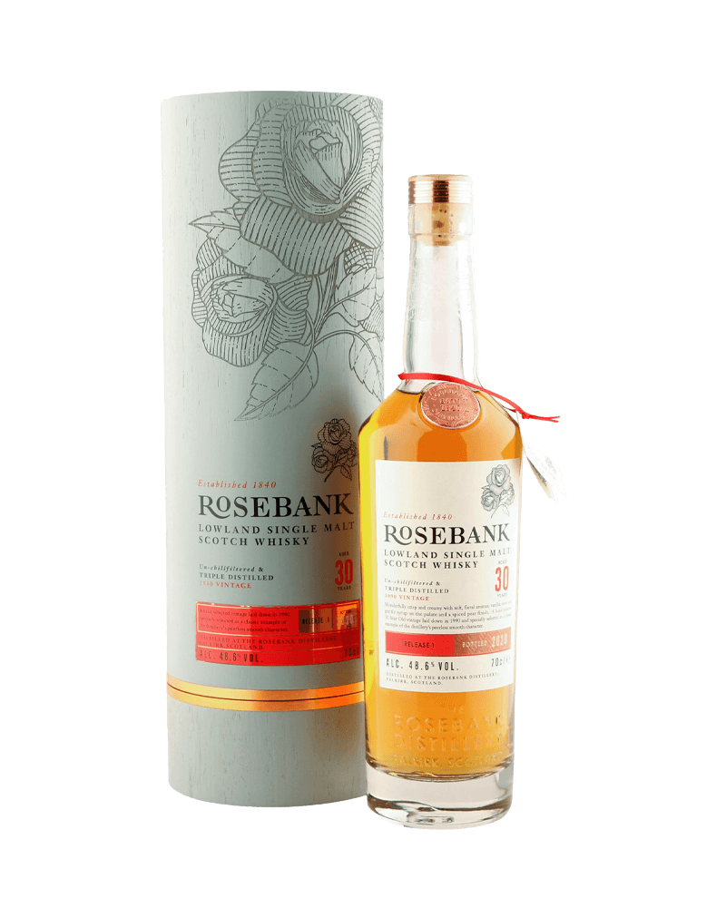 -Rosebank 30 Years Single Malt Scotch Whisky-玫瑰河畔30年低地之王單一麥芽蘇格蘭威士忌-加佳酒Plus9