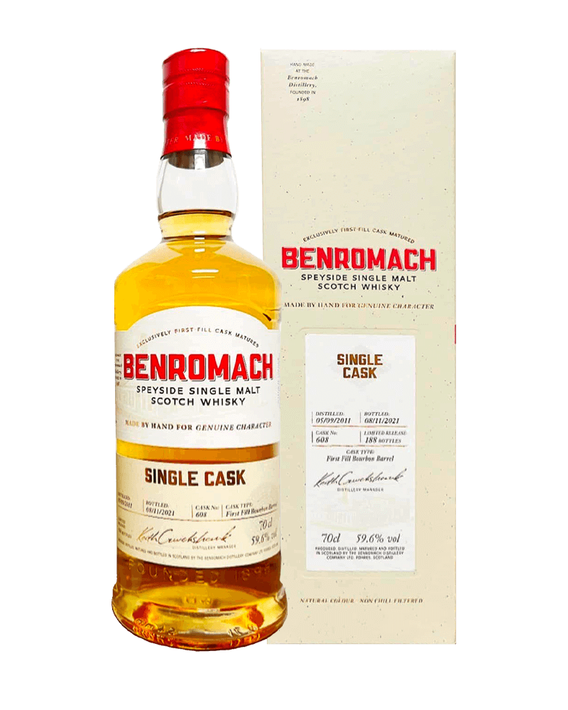 -Benromach2011 Single Cask Single Malt Scotch Whisky-百樂門2011年單桶原酒59.6%單一麥芽蘇格蘭威士忌-加佳酒Plus9