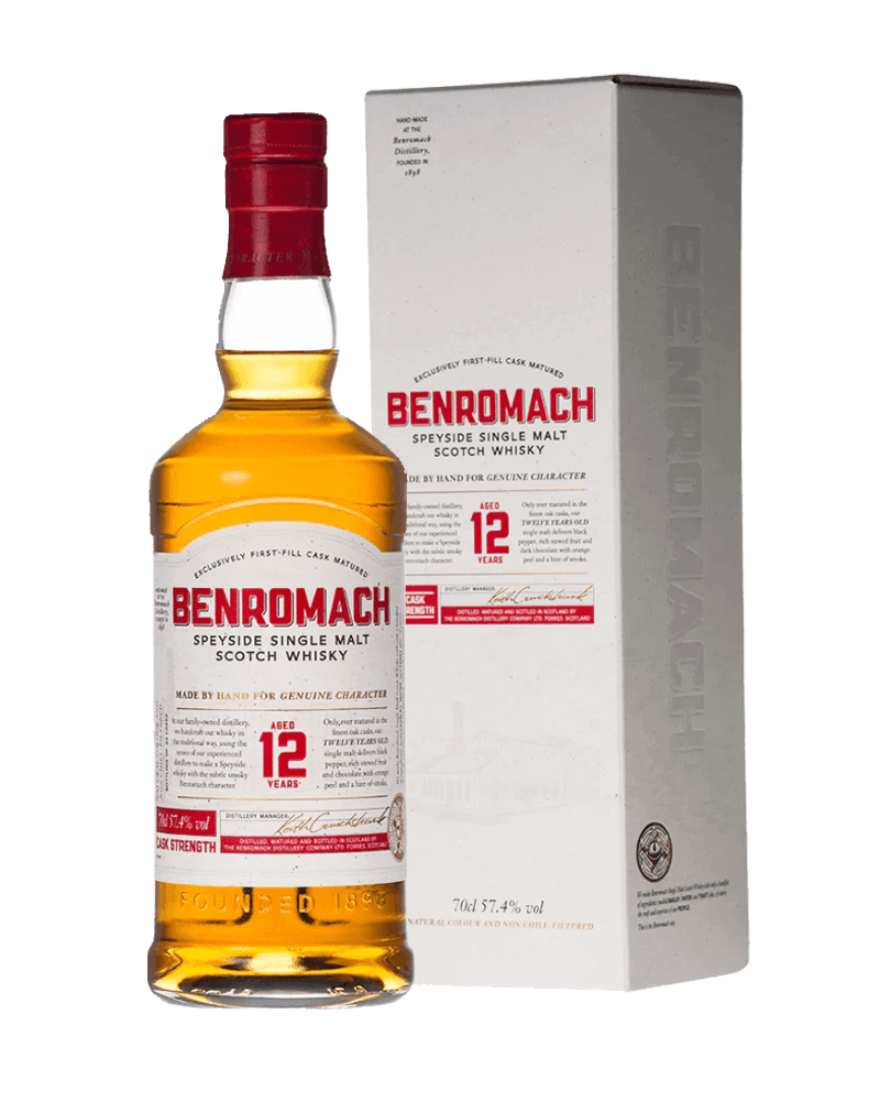 -Benromach 12 Years Cask Strength Single Malt Scotch Whisky-百樂門12年原酒單一麥芽蘇格蘭威士忌-加佳酒Plus9