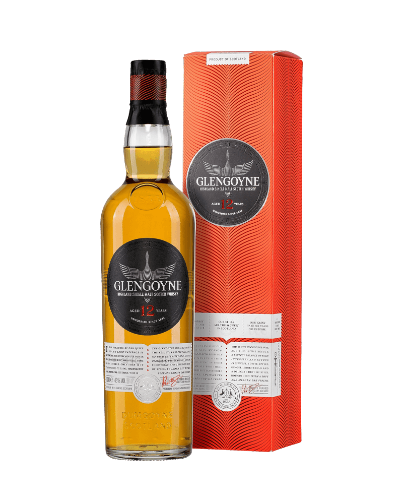 -GlenGoyne 12 Years Single Malt Scotch Whisky-格蘭哥尼12年單一麥芽蘇格蘭威士忌-加佳酒Plus9