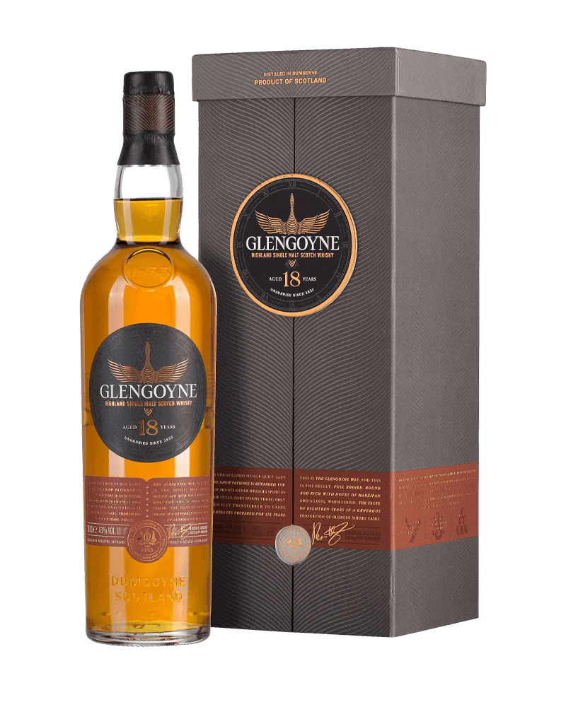 -GlenGoyne 18 Years Single Malt Scotch Whisky-格蘭哥尼18年單一麥芽蘇格蘭威士忌-加佳酒Plus9