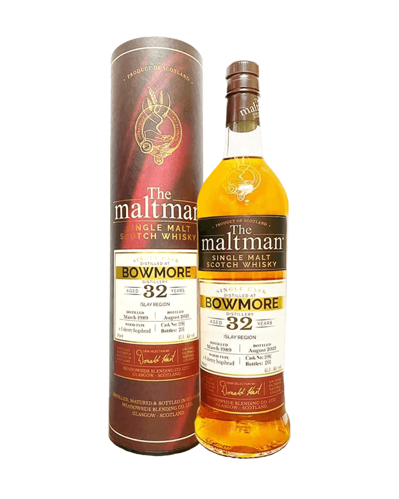 -The Maltman Bowmore 1989 32 Years Single Malt Scotch Whisky-The Maltman 波摩Bowmore 1989 32年單一麥芽蘇格蘭威士忌-加佳酒Plus9