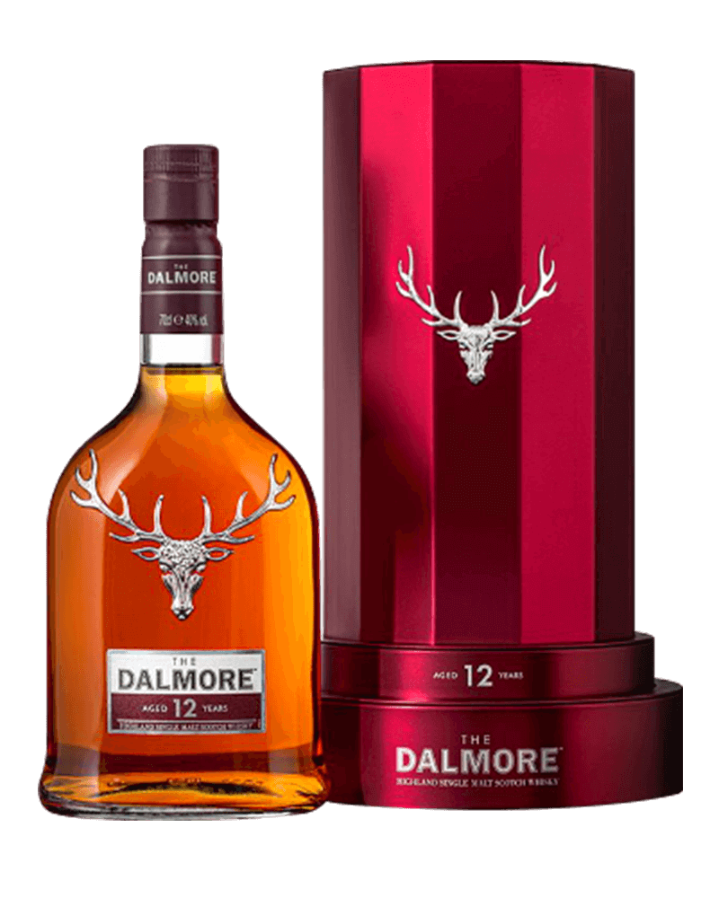 -Dalmore 12 Years Pedestal Gift Tin Single Malt Scotch Whisky-大摩12年鐵盒限定版單一麥芽蘇格蘭威士忌-加佳酒Plus9