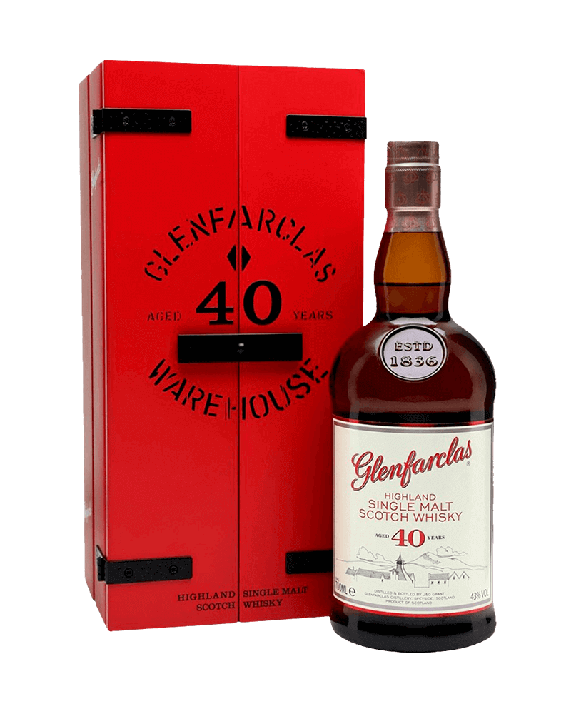 -Glenfarclas 40 Years Highland Single Malt Scotch Whisky-格蘭花格40年單一麥芽蘇格蘭威士忌-加佳酒Plus9