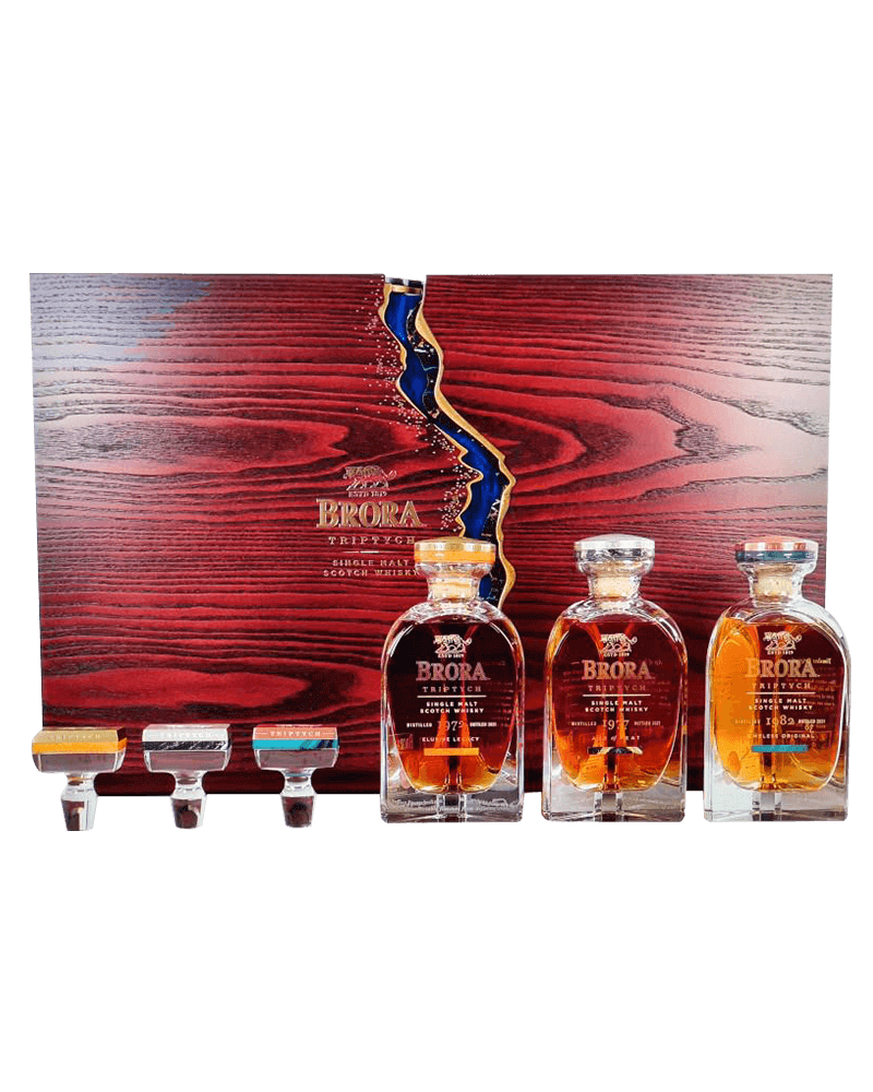 Brora-Brora Triptych 1972、1977、1982 Single Cask Scotch Whisky Set-布朗拉Brora Triptych 1972、1977、1982限量藏家原酒組(三瓶一套)-加佳酒Plus9
