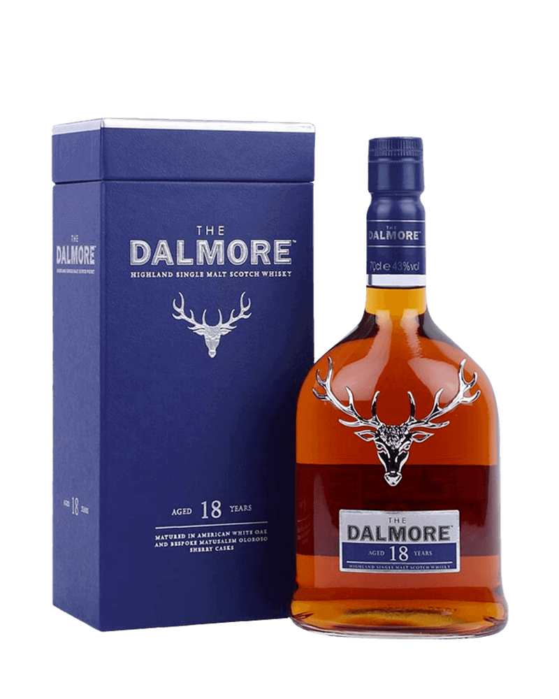 -Dalmore 18 Years Old Highland Single Malt Scotch Whisky-大摩18年單一麥芽蘇格蘭威士忌-加佳酒Plus9