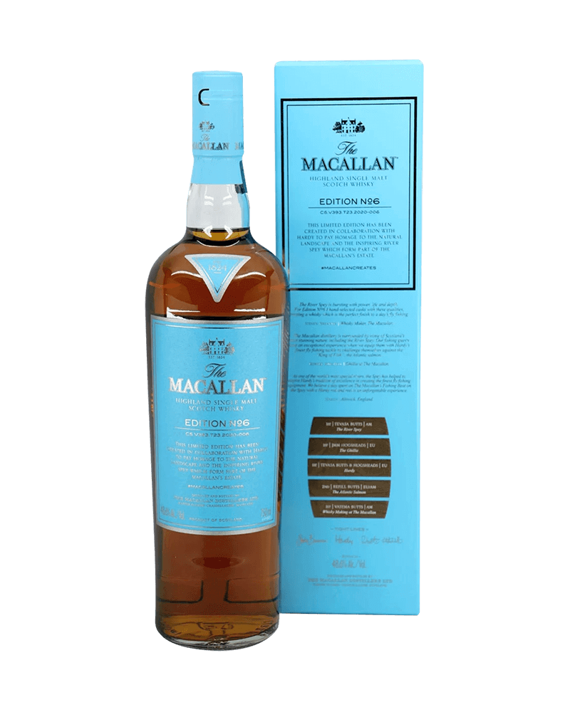 -Macallan Edition-No.6 Single Malt Scotch Whisky-麥卡倫Edition No.6限量單一麥芽蘇格蘭威士忌700ml-加佳酒Plus9