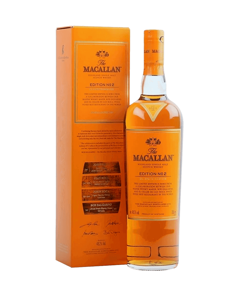 -Macallan Edition-No.2 Single Malt Scotch Whisky-麥卡倫Edition-No.2單一麥芽蘇格蘭威士忌-加佳酒Plus9