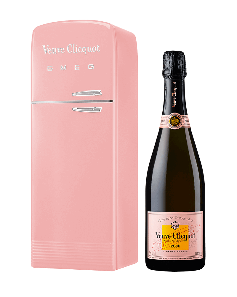 Veuve Clicquot-Veuve Clicquot Ponsardin Rose X SMEG-凱歌酒廠皇牌粉紅香檳冰箱禮盒xSMEG-加佳酒Plus9