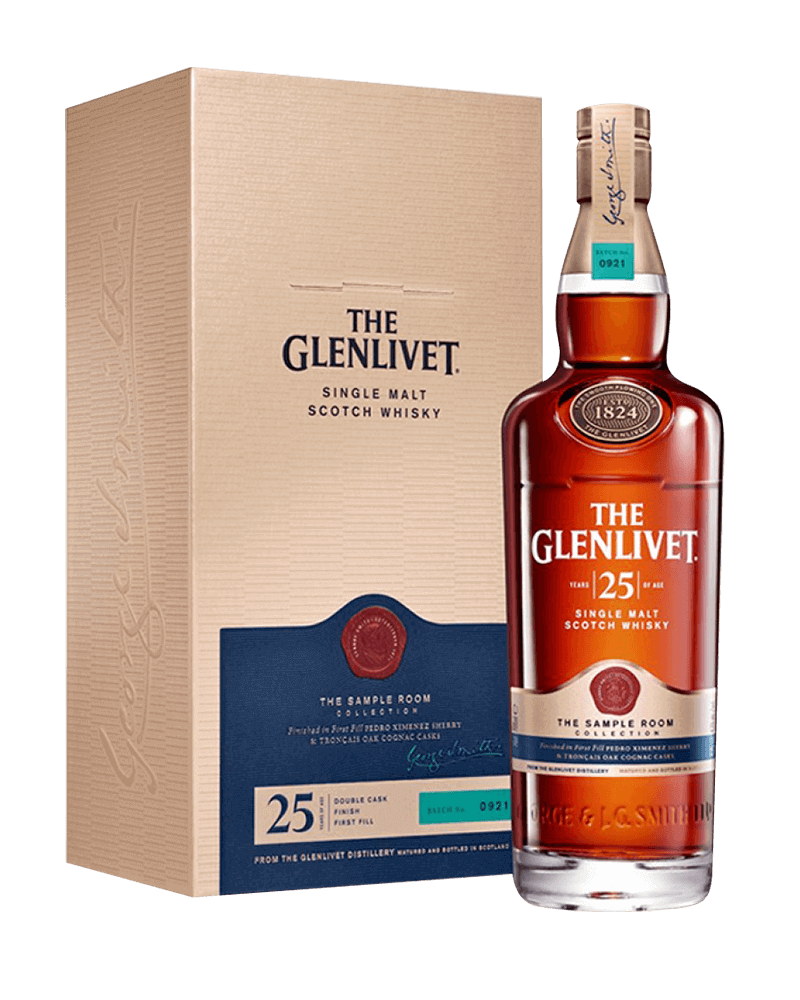 -THE GLENLIVET 25 Years SINGLE MALT SCOTCH WHISKY-格蘭利威25年單一麥芽蘇格蘭威士忌-加佳酒Plus9