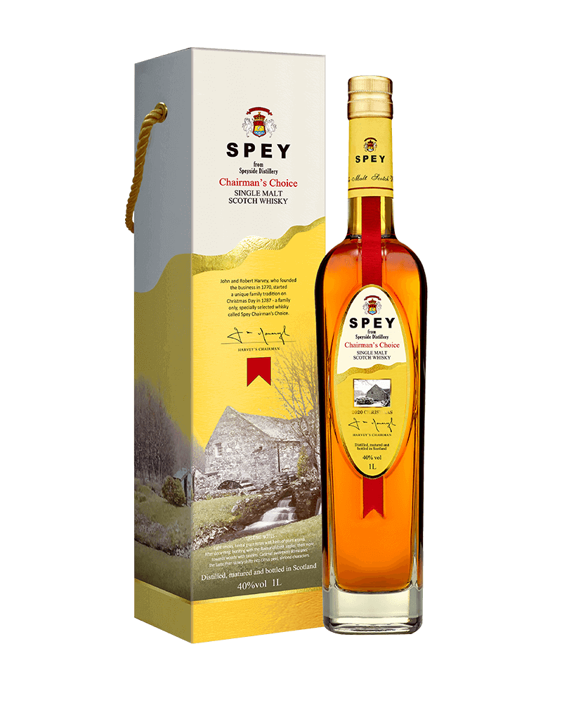 -Spey Chairmans Choice Single Malt Scotch Whisky-詩貝總裁精選單一麥芽蘇格蘭威士忌1000ml-加佳酒Plus9