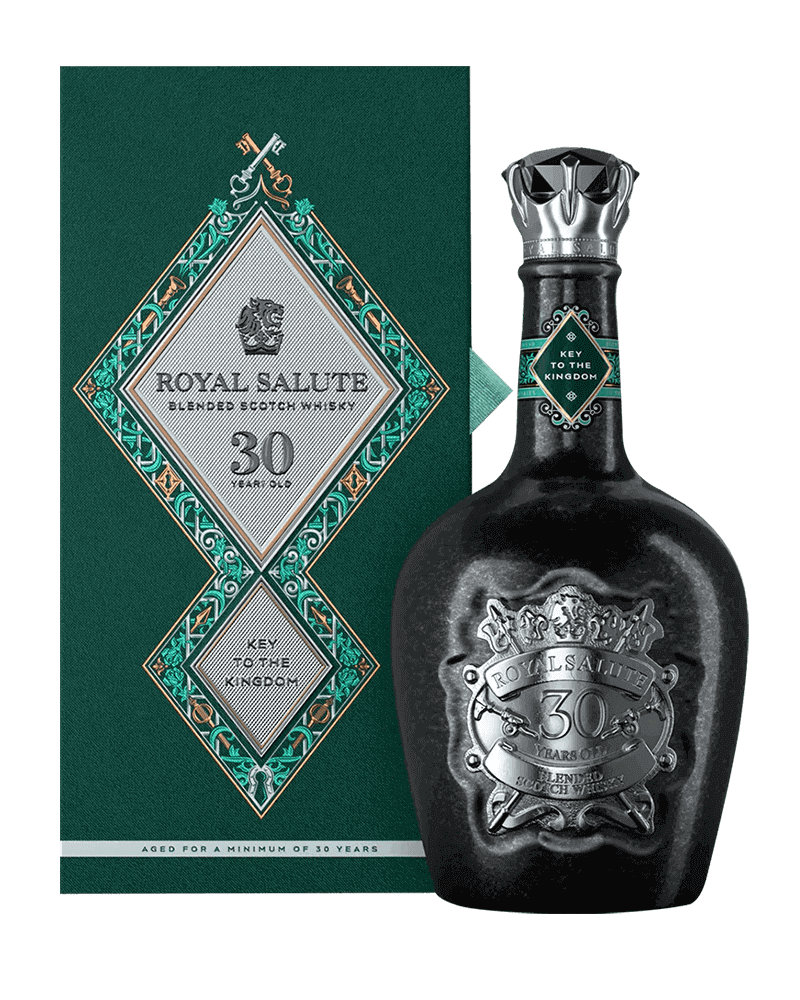 -Royal Salute 30 Years Key To The Kingdom Blended Scotch Whisky-皇家禮炮30年王者之鑰調和式蘇格蘭威士忌-加佳酒Plus9