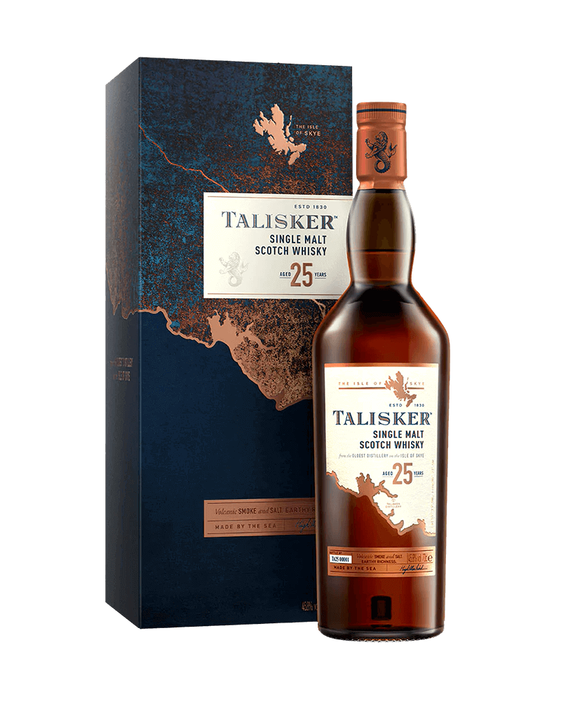 -Talisker 25 Years Old Island Single Malt Scotch Whisky-泰斯卡25年單一麥芽蘇格蘭威士忌700ml-加佳酒Plus9