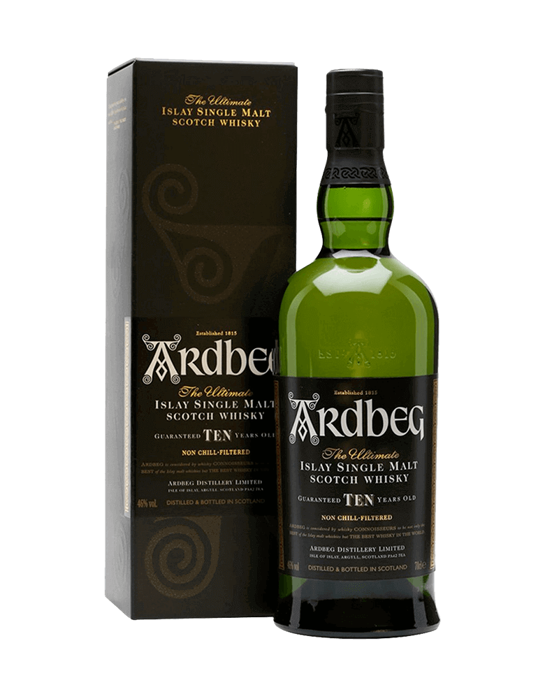-Ardbeg 10 Years Single Malt Scotch Whisky-雅柏艾雷10年單一麥芽蘇格蘭威士忌700ml-加佳酒Plus9