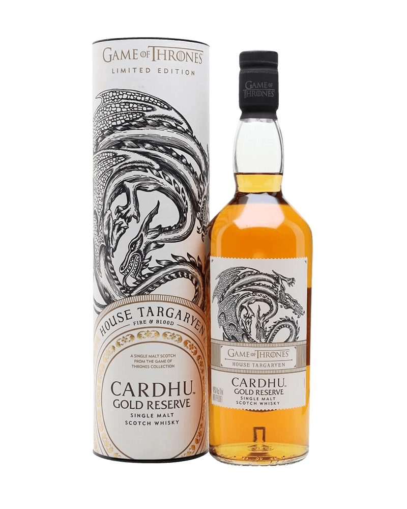 -Cardhu Gold Reserve Single Malt Scotch Whisky-卡杜冰與火之歌權力遊戲聯名版單一麥芽蘇格蘭威士忌700ml-加佳酒Plus9