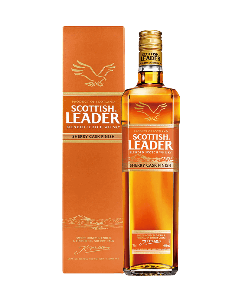 -Scottish Leader Sherry Cask Finish Blended Scotch Whisky-仕高利達金雪莉風味調和式蘇格蘭威士忌700ml-加佳酒Plus9