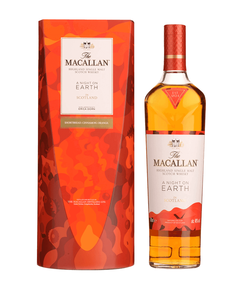 -Macallan A Night On Earth 2021 40% Single Malt Scotch Whisky-麥卡倫2021年春宴系列1版 A Night On Earth In Scotland單一麥芽蘇格蘭威士忌-加佳酒Plus9
