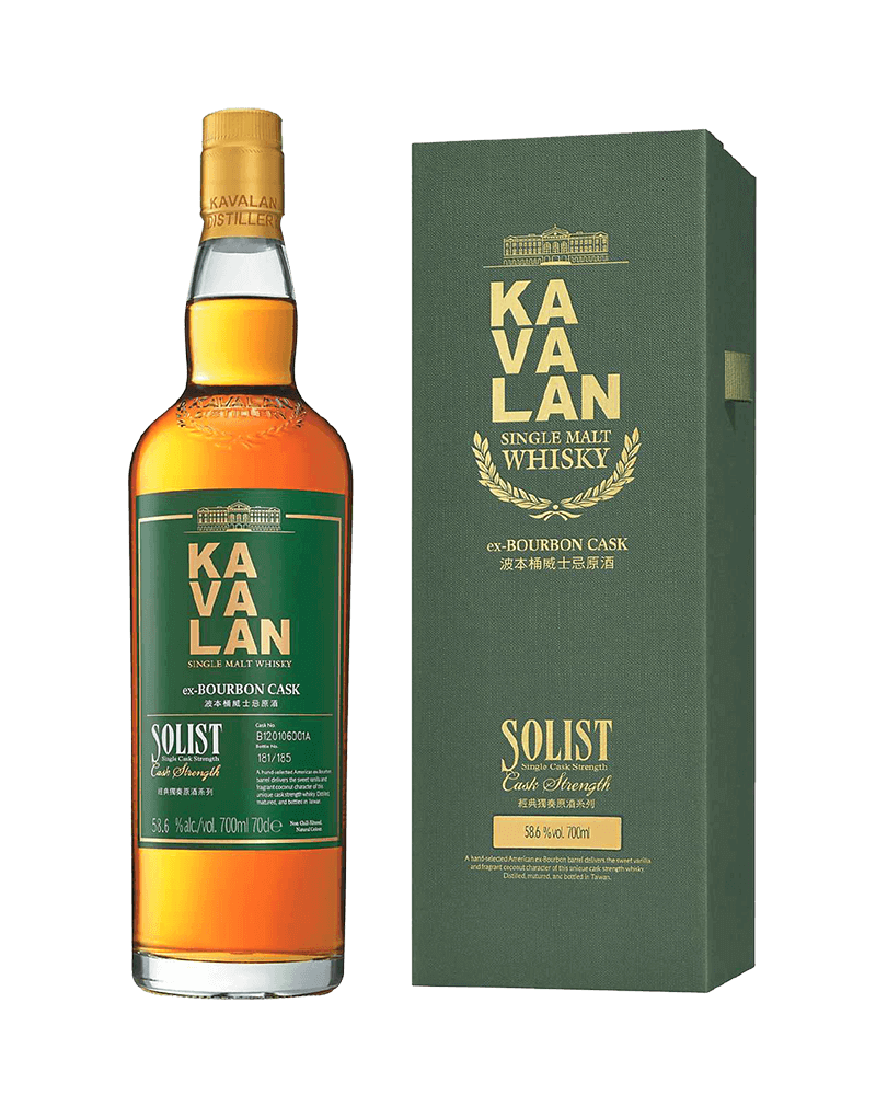 -Kavalan Solist ex-Bourbon Single Cask Strength Single Malt Whisky-噶瑪蘭經典獨奏波本桶原酒單一麥芽威士忌-加佳酒Plus9