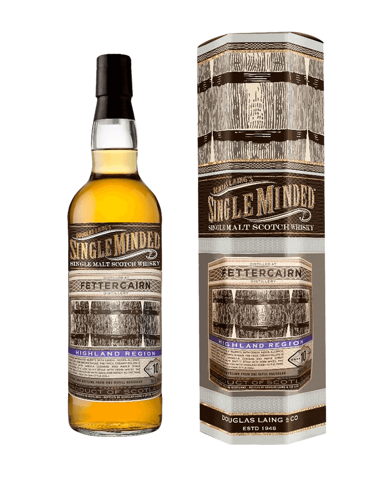 -Douglas Laing & Co. Single Minded Fettercairn Single Malt Scotch Whisky-道格拉斯．蘭恩獨立裝瓶廠．極致系列「費特肯」十年 單一麥芽蘇格蘭威士忌-加佳酒Plus9