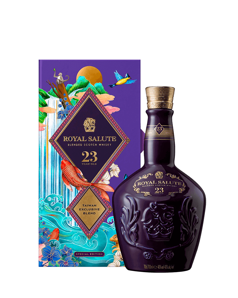-Royal Salute 23 Years 2023 Chinese New Year Special Edition Blended Scotch Whisky-皇家禮炮23年2023金玉滿堂限定款調和蘇格蘭威士忌禮盒700ml-加佳酒Plus9