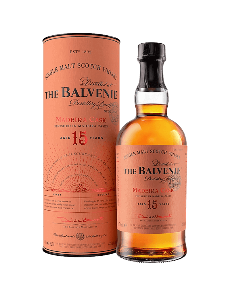 -Balvenie 15 Years Madeira Cask Finish Single Malt Scotch Whisky-百富15年馬德拉桶單一麥芽蘇格蘭威士忌700ml-加佳酒Plus9