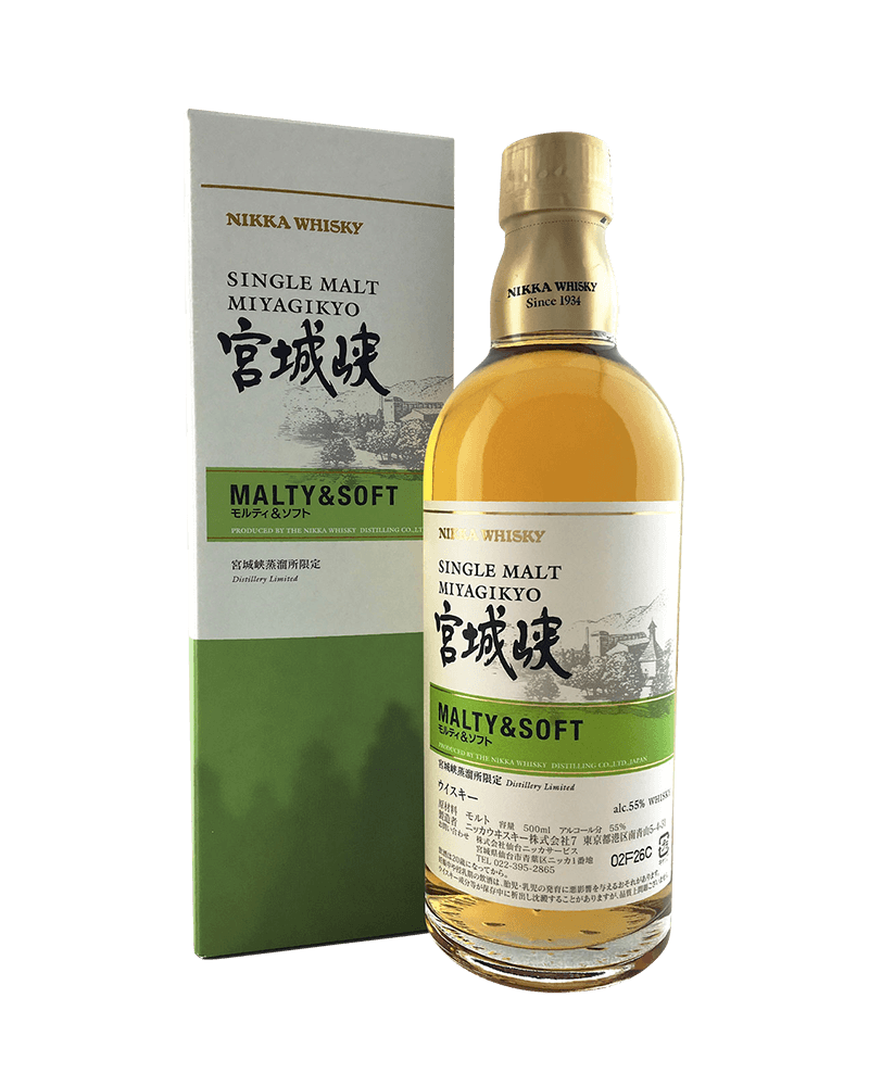 -Nikka Miyagikyo Malty&Soft Single Malt Japanese Whisky-宮城峽麥香風味桶單一麥芽威士忌500ml-加佳酒Plus9